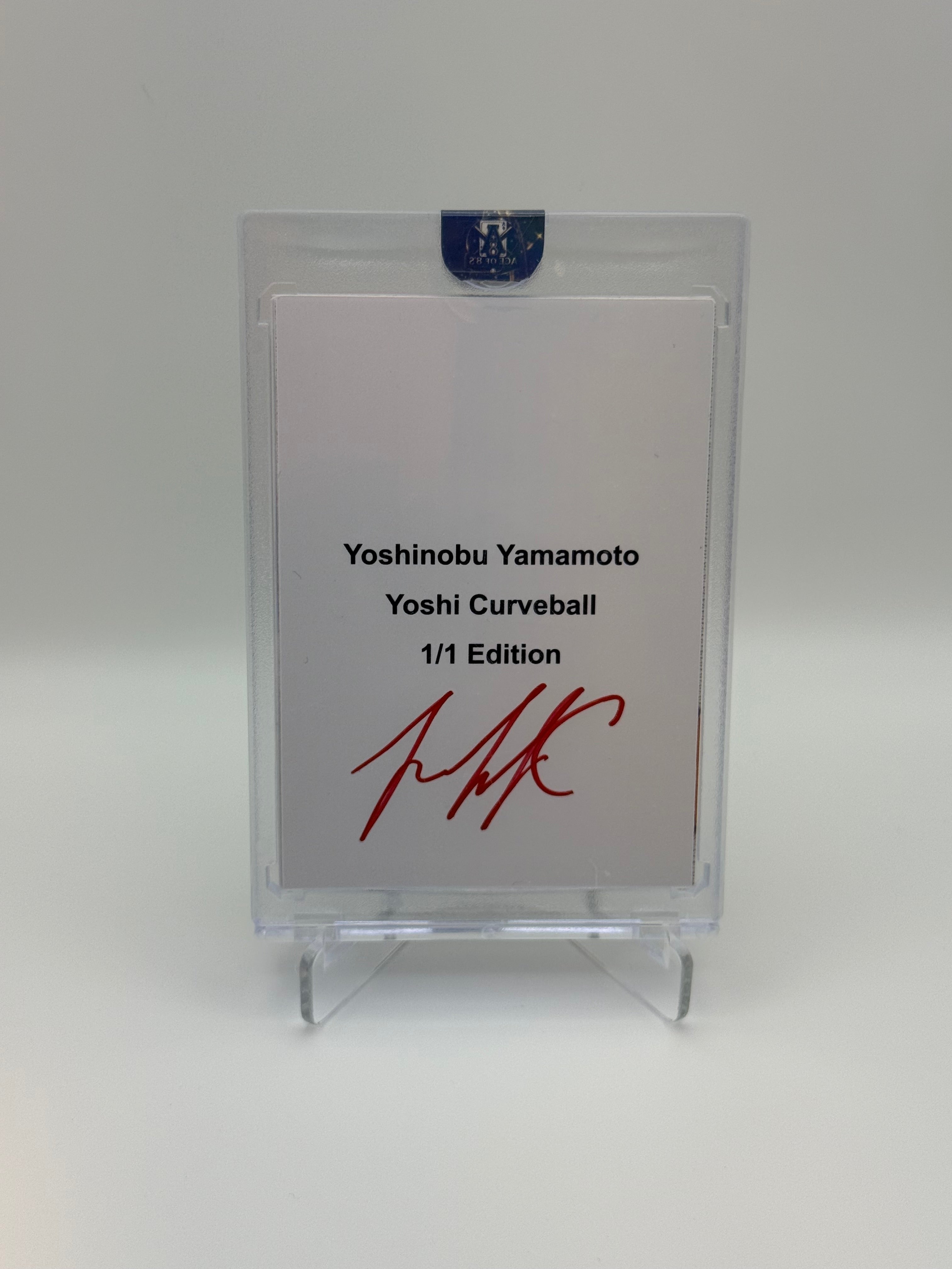 Yoshinobu Yamamoto - Yoshi Curveball